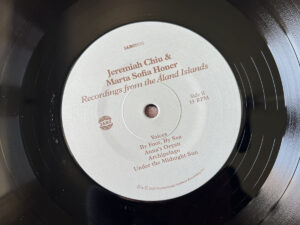 Jeremiah Chiu & Marta Sofia Honer - Recordings from the Åland Islands (IA11 Edition)［LP］：圖片 5