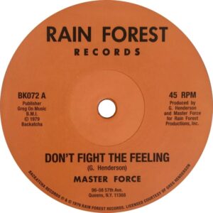 MASTER FORCE - DON'T FIGHT THE FEELING' / HEY GIRL［12"］