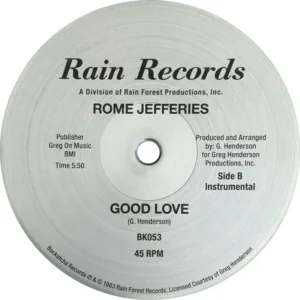 Rome Jefferies - Good Love［12"］：圖片 2