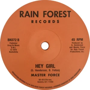 MASTER FORCE - DON'T FIGHT THE FEELING' / HEY GIRL［12"］：圖片 2